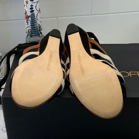 Rebecca Minkoff Suede Wedge Sandals - Picture 4 of 10